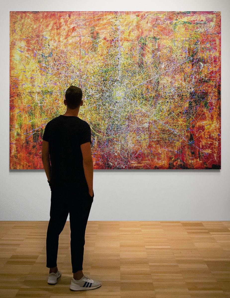 Stellarum Fabrica by James de Villiers, original oil painting