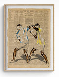 All The Fussing & Fighting by Lisette Forsyth, original acrylic painting