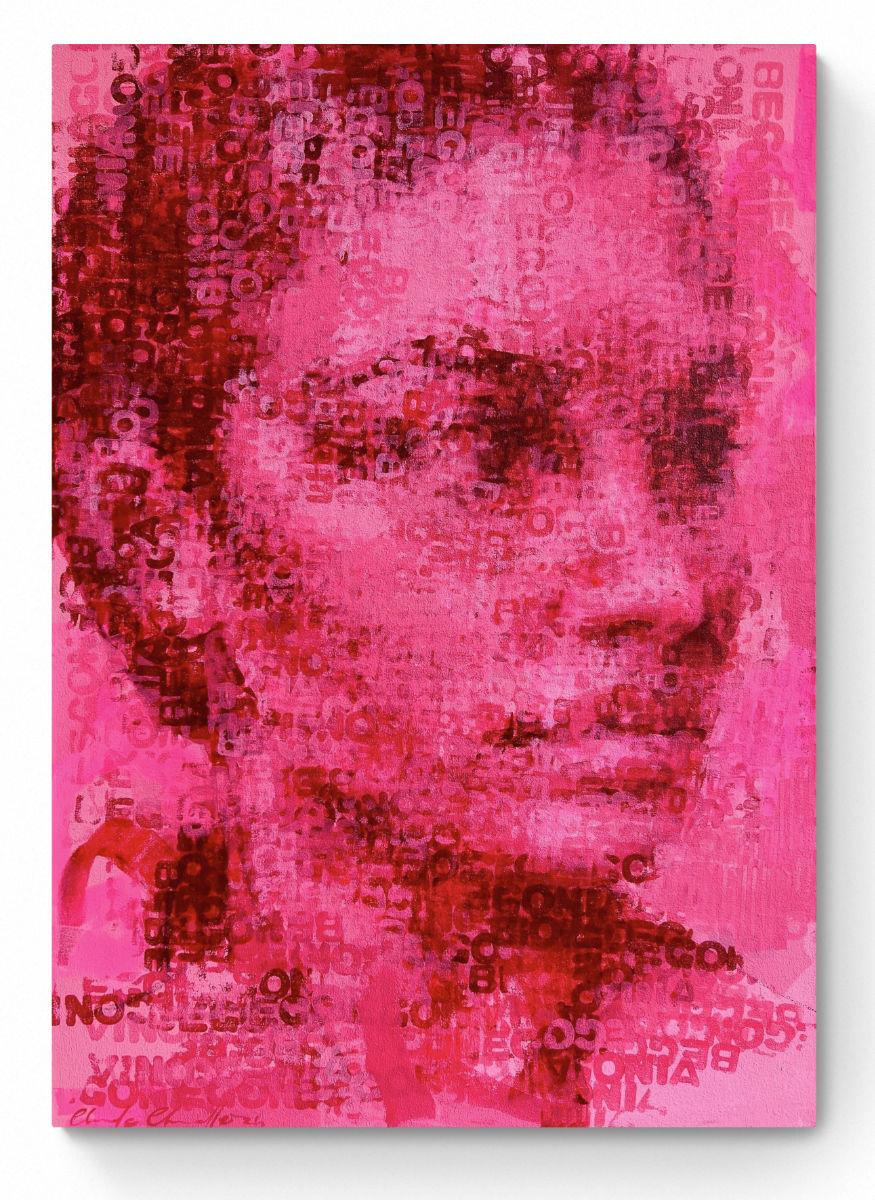 Begonia by Claude Chandler, original acrylic painting