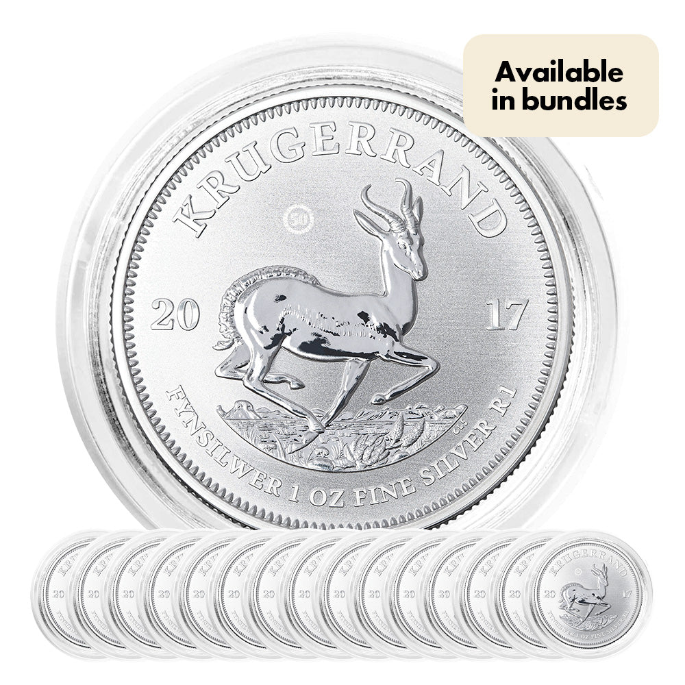 Krugerrand 1oz Silver 2017 Mintmark