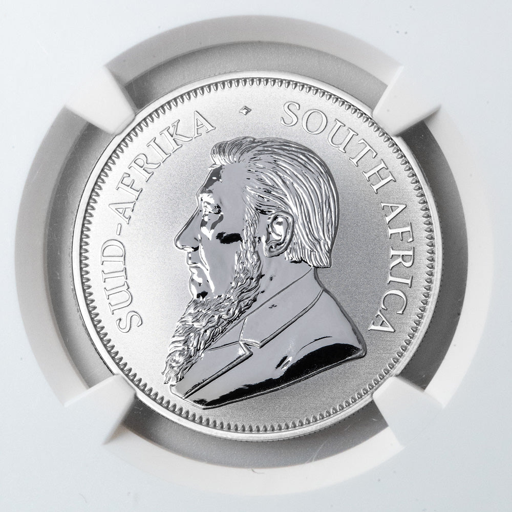 Krugerrand 1oz Silver 2017 PU Graded Slabs