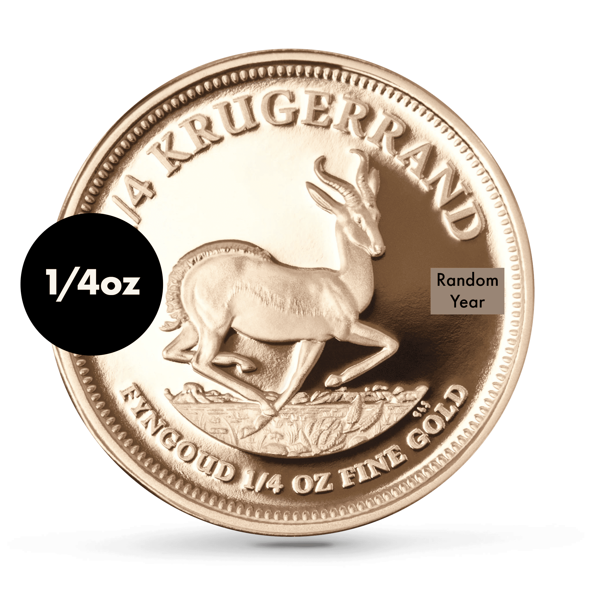1/4 Oz Proof Gold South African Krugerrand Coin