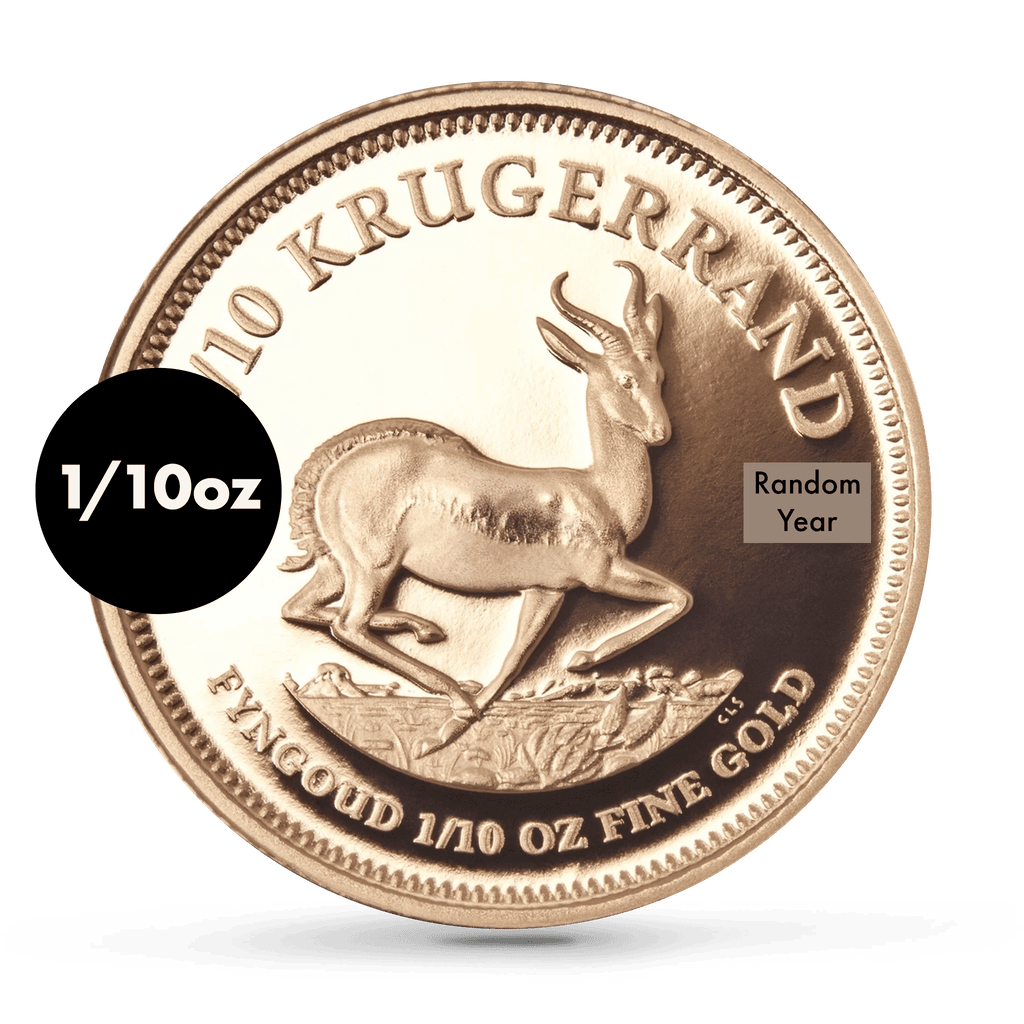 1/10 Oz Proof Gold Krugerrand Coin - South African Collectible