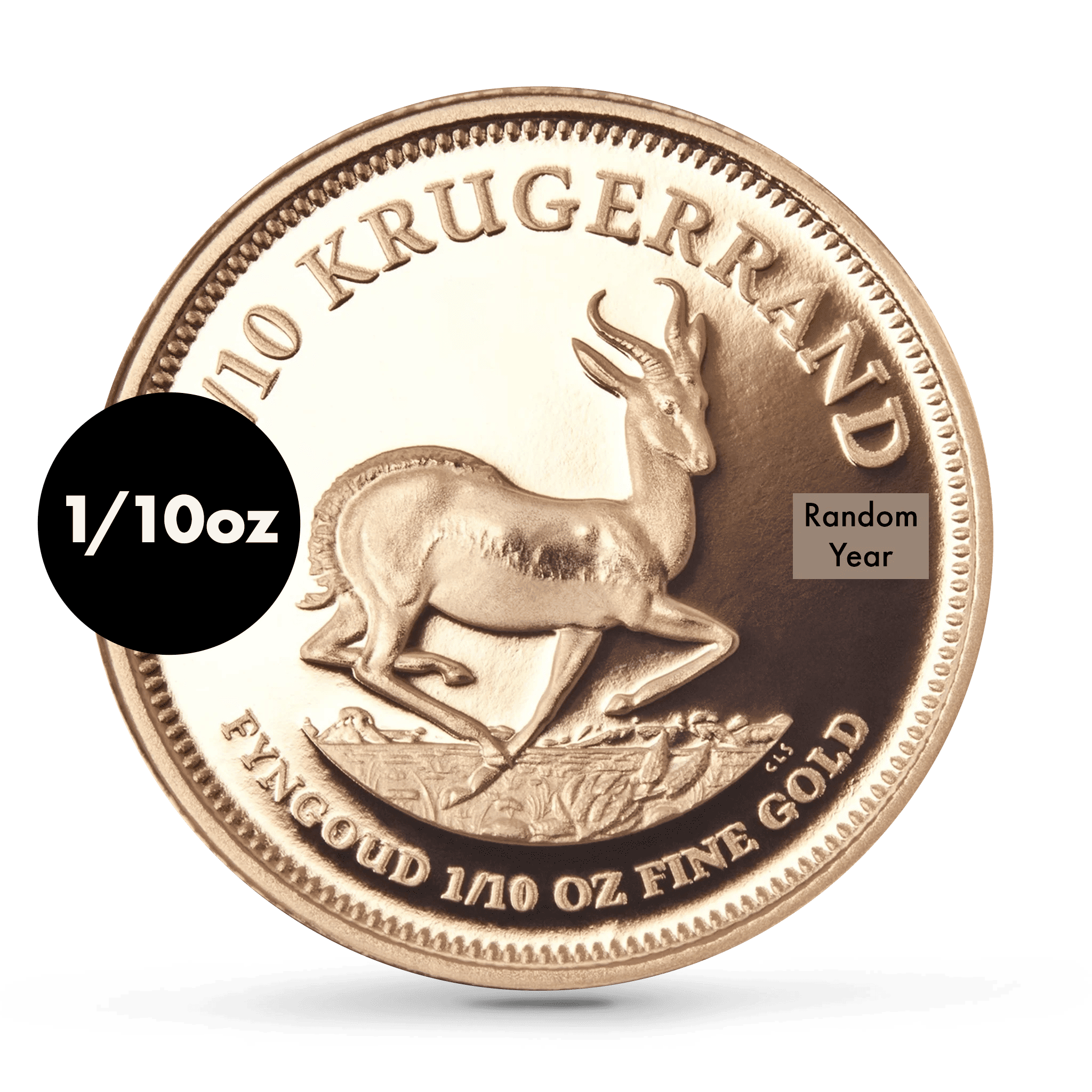 1/10 Oz Proof Gold Krugerrand Coin - South African Collectible