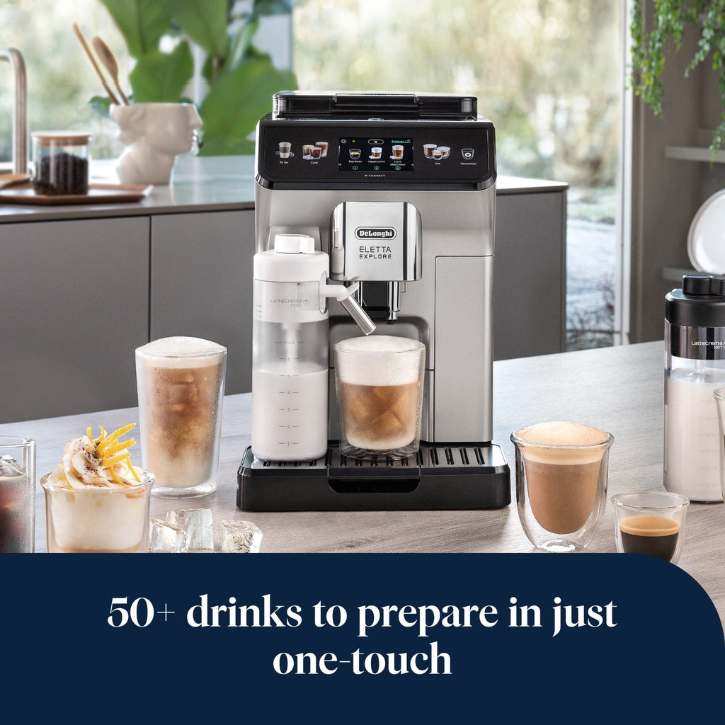 De'Longhi Eletta Explore Bean to Cup Coffee Machine ECAM450.65.S