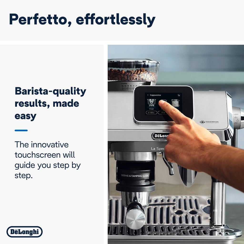 De'Longhi La Specialista Touch Manual Pump Espresso Machine EC9455.M