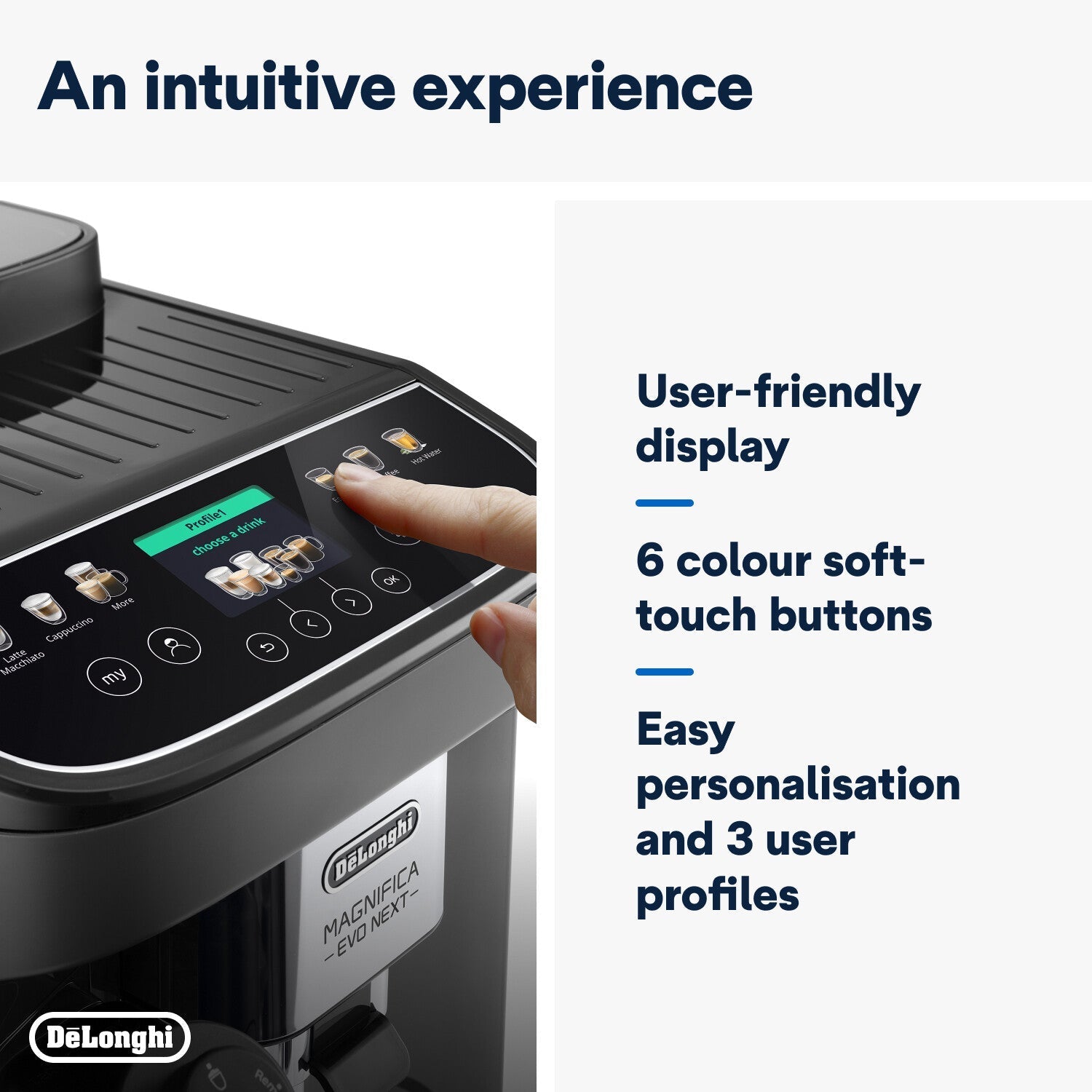 De'Longhi Magnifica Evo Next Bean to Cup Coffee Machine ECAM310.60.GB