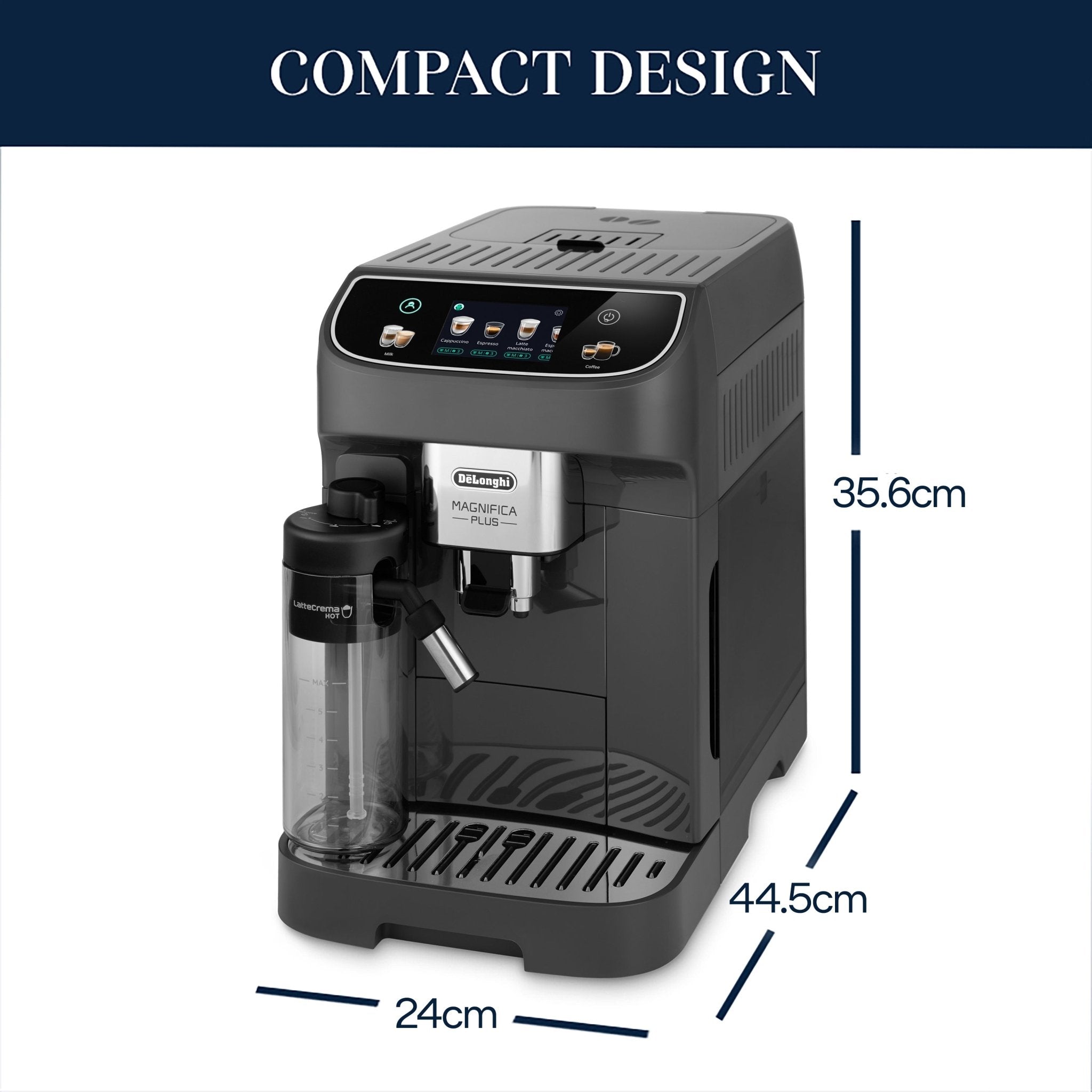 De'Longhi Magnifica Plus Bean to Cup Coffee Machine ECAM320.61.G