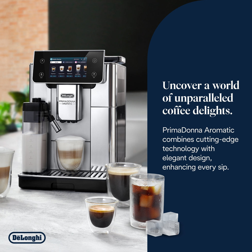 De'Longhi PrimaDonna Aromatic Bean to Cup Coffee Machine ECAM630.75.TM