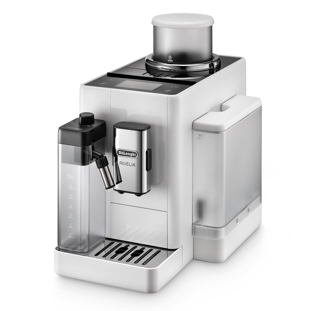 De'Longhi Rivelia Bean to Cup Coffee Machine Arctic White EXAM440.55.W